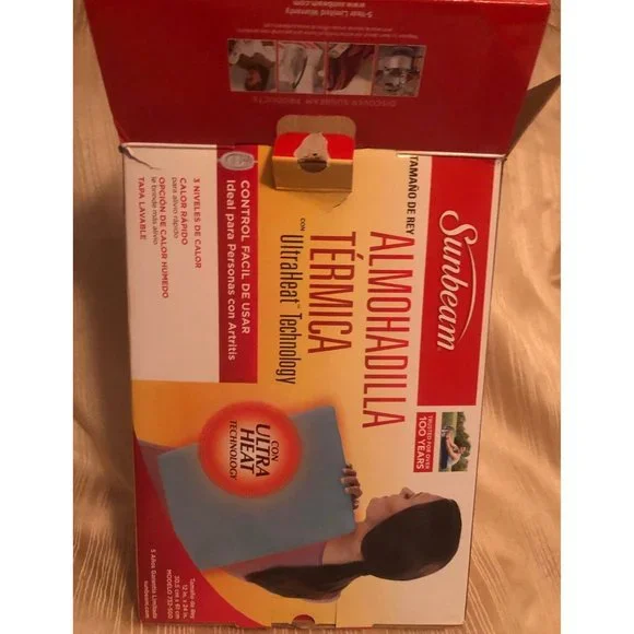 SUNBEAM KING SIZE HEATING PAD ULTRAHEAT 3- HEAT SETTINGS - Picture 7 of 8